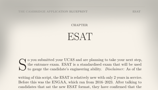 ESAT complete guide